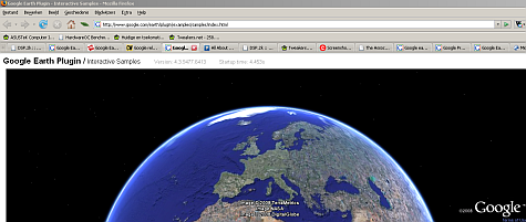 Google Earth plugin