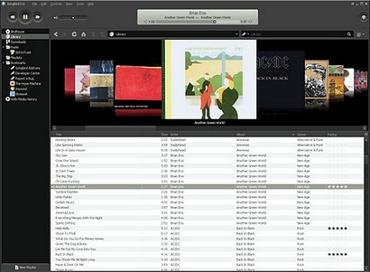 Songbird screenshot (410 pix)