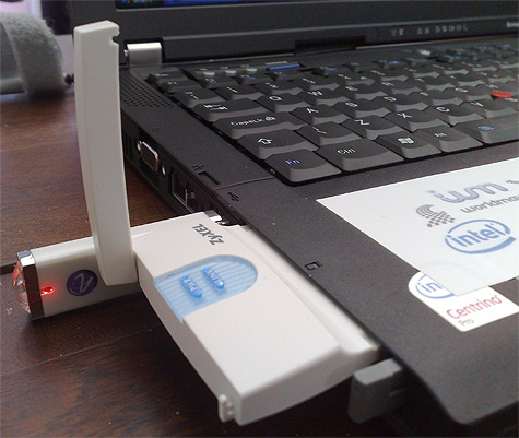 Wimax pcmcia-kaart van Zyxel