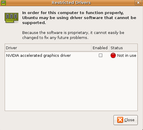 Nvidia-driver in Ubuntu