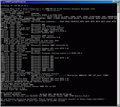 Nmap 4.65 - 400px