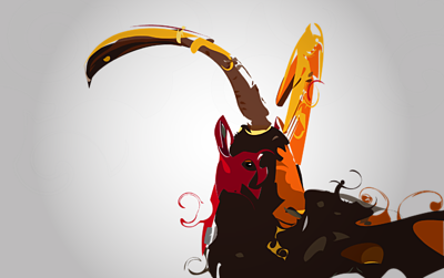 Ubuntu Linux 8.10 alpha 1 - Intrepid Ibex conceptart