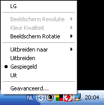 LG L206WU XP-beeldinstellingen