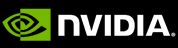 Nvidia logo, zwart
