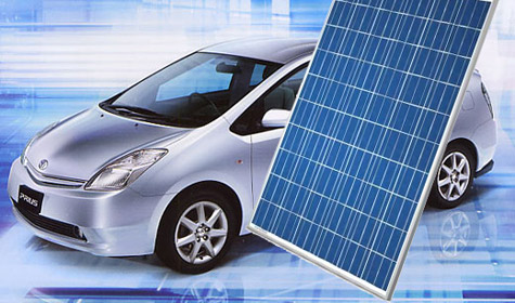 Toyota Prius zonnepanelen