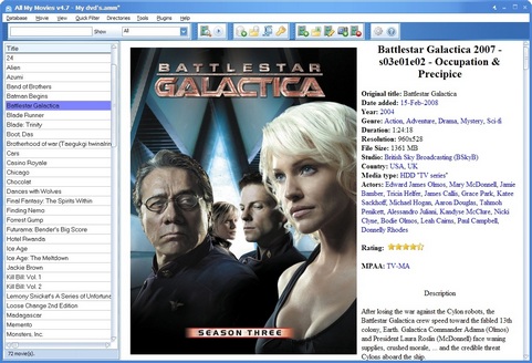 All My Movies screenshot (481 pix)