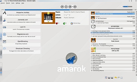 Amarok 2.0 alpha 1