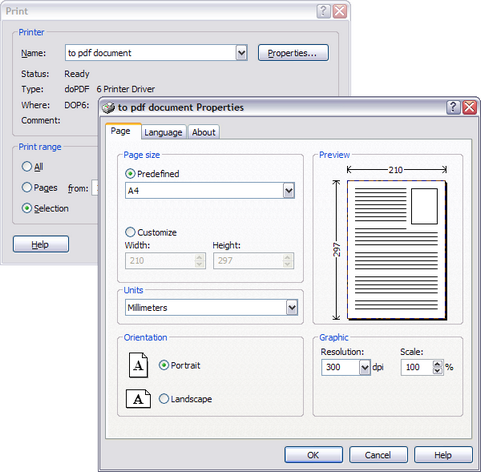 doPDF screenshot (481 pix)