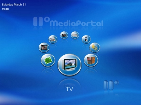 MediaPortal screenshot (481 pix)