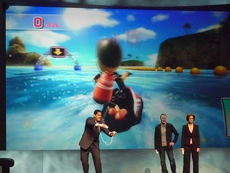Wii Motionplus E3 2008 on stage Wii Motionplus E3 2008 on stage