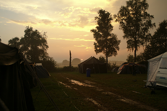 Campzone 2008 - Zonsondergang