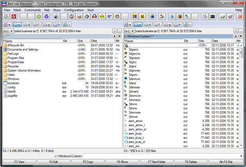 Total Commander 7.04 screenshot (481 pix)