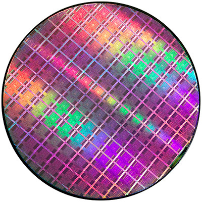 Wafer met 65nm GT200-chips