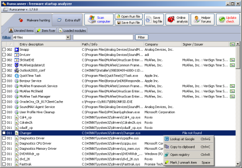 Runscanner 1.7.0.0