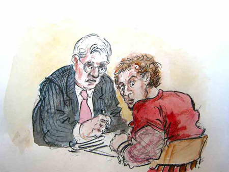 Hans Reiser en zijn advocaat