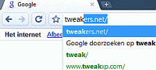 Tweak Google Chrome Suggest