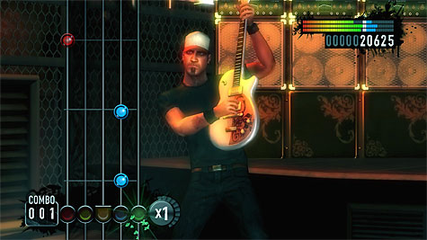 Rock Revolution - geleende gitaar