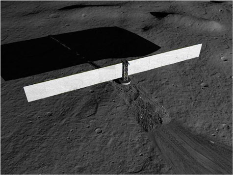 Nasa-kernreactor op maan - concept