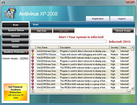 Antivirus xp 2008 Antivirus xp 2008