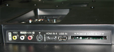 LG 42LG7000 - ingangen zijkant LG 42LG7000 - ingangen zijkant