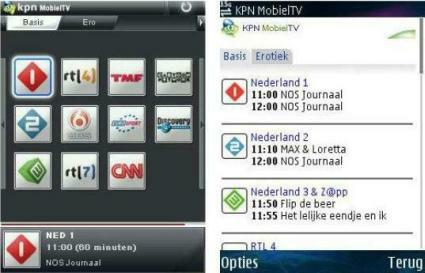 KPN tv via umts