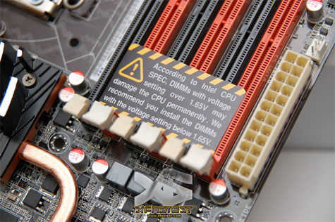 Asus P6T ddr3-sticker