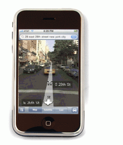 Google Maps met Street View op iPhone Google Maps met Street View op iPhone