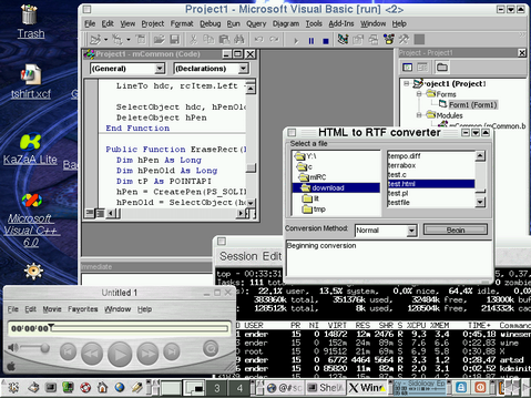 Wine screenshot (481 pix)