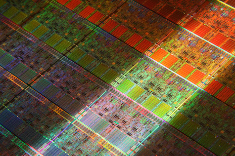 Intel-cpu closeup