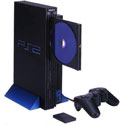 Playstation 2 met disc - staand