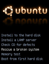 Ubuntu - Server Edition boot screen