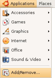 Ubuntu - Menu