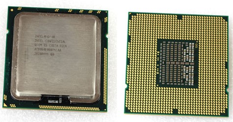 X58 en Core i7 review - Core i7 boven- en onderkant X58 en Core i7 review - Core i7 boven- en onderkant