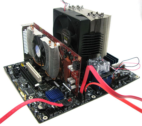 X58 en Core i7 review - testopstelling X58 en Core i7 review - testopstelling