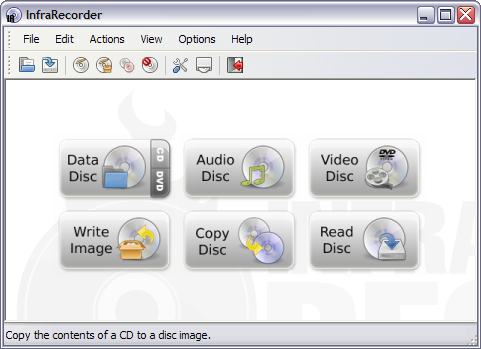 InfraRecorder 0.46 screenshot
