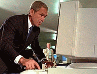Bush met computer