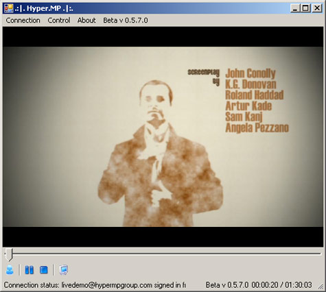 Videospeler van Hyper MP