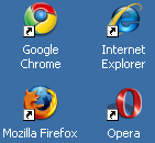 Browsers op desktop
