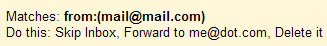Gmail-filter