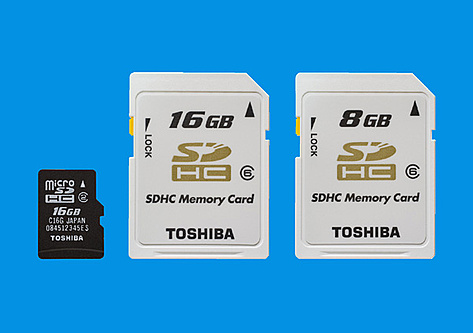 Toshiba's nieuwe (micro-)sdhc-kaarten