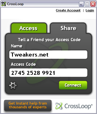 CrossLoop 2.41 screenshot