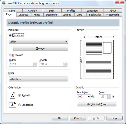 novaPDF 6.0 screenshot (481 pix)
