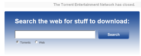 Bittorrent zoek screen