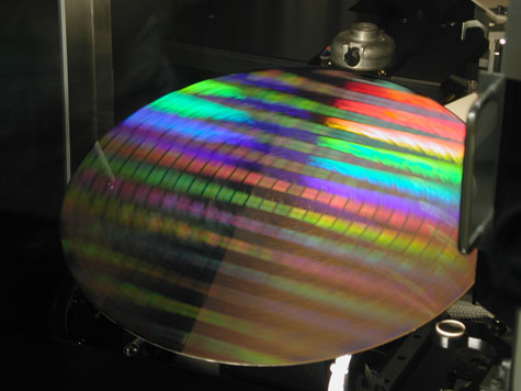 Draaiende wafer Draaiende wafer