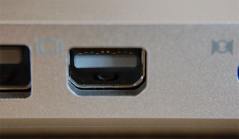 Mini-displayport van Apple Macbook 