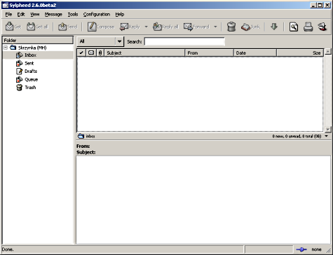 Sylpheed 2.6.0 bèta 2