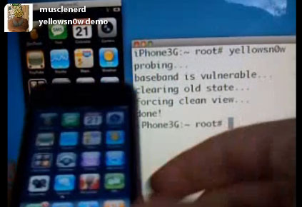 iPhone 3G yellowsn0w-hack