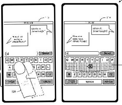 Apple patent gebaren toetsenbord