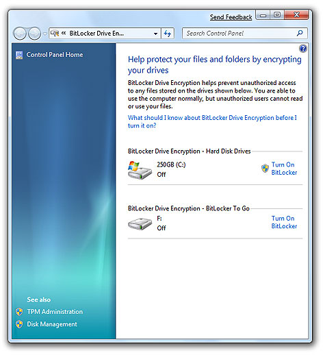 Windows 7 preview - Bitlocker en Bitlocker-to-go Windows 7 preview - Bitlocker en Bitlocker-to-go