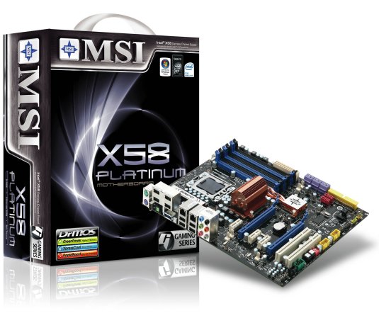MSI X58 Platinum MSI X58 Platinum + Box